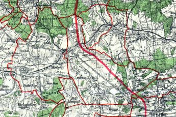 Území města Havířova v roce 1946