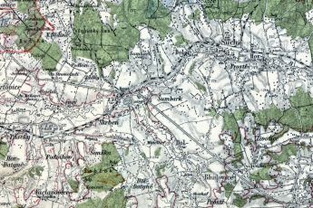 Území města Havířova v roce 1927