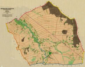 Dolní Bludovice 1836 - mapa stabilního katastru