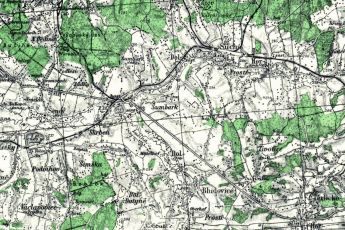 Území města Havířova v roce 1938
